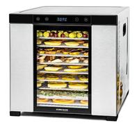 Rommelsbacher DA 1000 disidratatore alimentare Nero, Stainless steel 1000 W