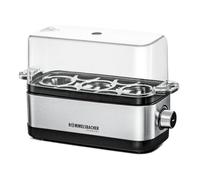 Rommelsbacher ER 300 Cuociuova, Acciaio Inox Nero