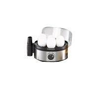 Rommelsbacher ER 400 Bollitore Uova Facile da Pulire LED 7 Uova Inox Signal-Ton