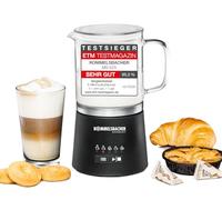 ROMMELSBACHER Montalatte elettrico MS 625 250 ml per schiumatura, 500 ml per mescolare, brocca di vetro, 5 programmi, schiuma calda e fredda o mescolare