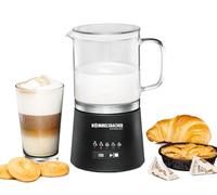ROMMELSBACHER Montalatte elettrico MS 625 250 ml per schiumatura, 500 ml per mescolare, brocca di vetro, 5 programmi, schiuma calda e fredda o mescolare