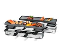 RC 1600 griglia per raclette 8 persona (e) 795 W Nero, Argento