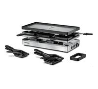 Pizza Raclette RCP 1800 Nero/in acciaio inox