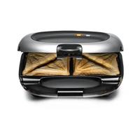 Rommelsbacher ST 1000 tostiera 1000 W Nero, Argento