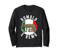 Romolo E Remo Roma Antica Simbolo Roma Italia Viaggi Maglia a Manica