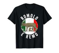 Romolo E Remo Roma Antica Simbolo Roma Italia Viaggi Maglietta