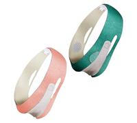 ROMOLY 2 Articoli Dispositivo Per La Rimozione Del Doppio Mento, Nastro Per Lifting Facciale, Bende Sottili Per Il Viso, Maschera Riutilizzabile Con Linea v Per Doppio Mento
