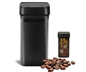 Romon Barattolo Caffè Acciaio Inox 1,2L, 450g Caffè In Grani, Contenitore Sottov
