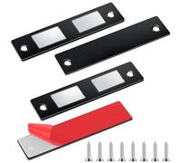 Romon Cabinet Magnetic Catch-Black-2Pcs Gancio armadietto, Nero, 2 Pezzi