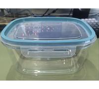 Romon Contenitori Ermetici per Alimenti, Set di 3 2,15L Blu, Riutilizzabili Senza BPA, con Coperchio Hermetico, Anti-Fuoriuscite, Impilabili per Frigorifero, -20°C a 60°C