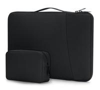 Romon Custodia Pc Portatile Impermeabile con Maniglia con Tasca Accessori, Borsa Protettiva per 13-14 Pollici Laptop, Nero
