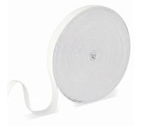 Romon Elastico per Cucito 15mm×15m, 1Pcs Ampio Nastro Elastici Bianco | Ampio Nastro Elastici, Fettuccia Elastica Piatto, Bande Lavorato a Maglia a Casa Artigianato Fai-da-Te