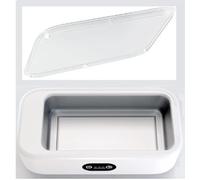 Romon Pulitore Ultrasuoni, 640ML Lavatrice Ultrasuoni Vasca Ultrasuoni Lavatrice Ad Ultrasonic Cleaner Pulizia Cura Pulitore a Dispositivo a Ultrasuoni per Occhiali Orologi Protesi Dentali