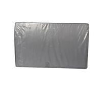 Romon Scatole per Armadio, 2 Pezzi Contenitori Sottoletto con Cerniera Bidirezionale, Organizzatore per Letto con Coperchio, 50l (76x40x17cm), Piegabile, Per Abiti E Biancheria, Grigio