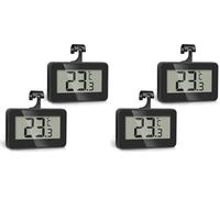 Romon Termometro Frigorifero, 2 Pezzi Termometri Digitale Frigo Acqua, Congelatore Termometro Impermeabile con Gancio, Facile da Leggere Display LCD, Max/Min Funzione, Perfetto per Casa, Ristoranti