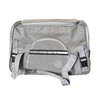 Romon Trasportino per Cani e Gatti, Gatto Portabile e Pieghevole Cane Cat Animali Domestici Zaino Morbido e Traspirante Cane Taglia Piccola Borsa Accessori Viaggio Auto Con Tracolla Imbottito,Grigio