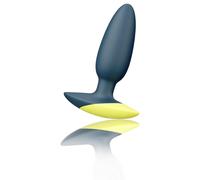 Romp Plug anale Bass con vibrazione 10,2 cm Verde scuro