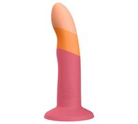 Dildo in silicone flessibile ROMP Dizi (rosa-arancione)