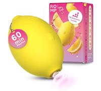 ROMP Lemon Succhia clitoride per donna | Stimolatore clitoride femminile 10 livelli | Ricaricabile | Design Limone| Vibratore clitoride Impermeabile | Sextoys Vibratoreper donna coppie