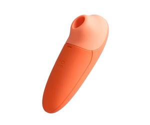 ROMP Switch X Succhia Clitoride - Stimolatore Clitorideo con 6 livelli di intensità - Compatto e Antischizzo - Sex Toy ricaricabile per adulti e coppie - Giocattolo Sessuale per capezzoli - arancione