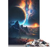 Rompecabezas da 1000 piezas di Ethereal Twilight Peaks Para adultos, rompecabezas Originales Para niños y adultos (75 x 50 cm)