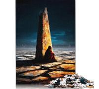 Rompecabezas de 1000 piezas "El Último Pilar de Luz: El que se quedó atrás" para adultos, juego educativo, juguete de desafío, 38 x 26 cm (1000 piezas)