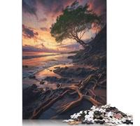 Rompecabezas de 520 piezas Raíces Brillantes al atardecer Para adultos, Ideal Para Armar, Para Mujeres y Niños (52 x 38 cm)