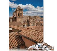 Rompecabezas de 520 piezas Sobre Los tejados Del Cusco Para adultos, rompecabezas Originales Para niños y adultos, 520 piezas (52 x 38 cm)