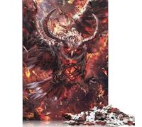 Rompecabezas di 1500 piezas di Búho Demoníaco Del Infierno Para adultos y Adolescenti. Juego educativo Para adultos (1500 piezas, 85 x 57 cm).