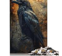 Rompecabezas di 520 piezas di El Cuervo, Arte surrealista, Para adultos y Adolescenti. Regalos di Navidad Para Mayores da 14 anni. 520 pezzi (52 x 38 cm).