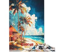 Rompecabezas Para adultos Discover Cancún di 520 piezas (52 x 38 cm). Rompecabezas Para adultos, Ideal Para Mujeres y niños.