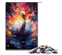 Rompecabezas psicodélico colorido de 1000 piezas para adultos ideal para la familia para aliviar el estrés desafío difícil 1000 piezas (75 x 50 cm)