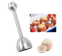 Rompi Guscio D'uovo, Topper Per Uova In Acciaio Inossidabile e Apri Uova Perfetto, Taglia Guscio Sgusciatore, Kitchen Rompi Guscio Uova, per Uova Sode o alla Coque con Accessori da Cucina