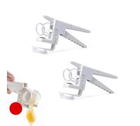 Rompi-uova portatile e utensile da taglio, realizzato in materiale PS per uso alimentare, facile da usare con un solo pulsante, adatto a tutti i tipi di uova di gallina e anatra, accessorio