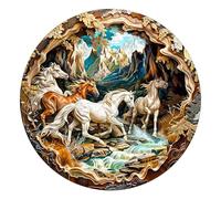 Rompicapi In Legno Adulto Codice 3D Effetti Visivi Forma Unica Rompicapi In Legno Adulto Sofisticato Regali Per Le Feste, Sfida Decorazione Domestica