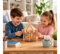 Rompicapo 3D Legno per Bambini e Ragazzi - Kit Costruzioni Modello Statico