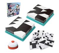 Rompicapo Con Logici | Set Di Interattivi Per Giochi Da Tavolo Per Bambini - 10,2 Pollici | 32, 40 Carte E Campanello Per, Teaser In Classe, Risoluzione Di Problemi Prescolari, 1