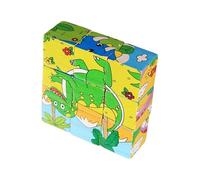 Rompicapo Cubi di Legno per Bambini,Giocattoli educativi per l'apprendimento precoce - Rompicapo,per Casa Scuola Cameretta Compleanno Viaggio Studio Aula Infanzia