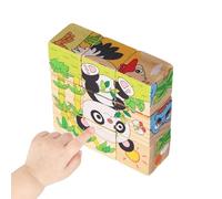 Rompicapo Cubi di Legno per Bambini - Gioco Educativo Interattivo - Puzzle Tridimensionale in Legno - per Bambini, Scuola Materna, Asilo, Aula, Scuola, Camera da, Studio, Sala Giochi, Compleanno, Fes