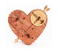 iDventure Tin Woodman's Heart - scatola di gioielli - matrimonio, anniversario, San Valentino - salvadanaio - scatola misteriosa - puzzle 3D in legno - regali originali - puzzle per adulti - cofanetti