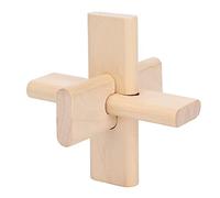 Rompicapo in legno Puzzle Lock Toy Puzzle intelligente Gioco di sblocco per bambini Adulti Divertimento in famiglia Materiale in legno di qualità Confezione 3