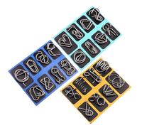 Rompicapo Metallici 3D | Giochi Mentali Divertenti E Rompicapi - Gioco Puzzle Anello Cinese Antistress Per Bambini,Gioco Adolescenti Famiglia Ragazze Casa Scuola Viaggio Festa