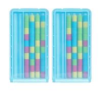 Rompicapo portatile viaggio con 40 anelli colorati Stack compatti Ordina ColorRing Challenge Stack riutilizzabile Ordina rompicapo Puzzle regalo per viaggi in casa (2 pezzi)