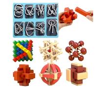 Rompicapo | Sblocca Giocattolo Puzzle Enigma Mentale | Stimola Giocattoli Intellettuali | Per Sviluppo Pratico Delle Abilità Crescita Logica Apprendimento Precoce Aula Scuola Casa Viaggio Asilo