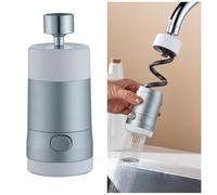 Rompigetto Rubinetto Cucina, Aeratore Magnetico per Rubinetti 2 Modalità, Prolunga Durevole a Prova di Spruzzi, Rompigetto Rubinetto avec Adaptateur per Lavello da Bagno, Lavello da Cucina