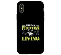 Rompo le proteine per vivere per i professionisti della scienza alimentare Custodia per iPhone X/XS