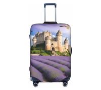 RoMuKa Bella Escort da viaggio alla lavanda, protezione squisita, copertura altamente elastica per valigie, perfetta per valigie da 45-81 cm, rendendo il viaggio più confortevole, bianco, Small