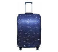 RoMuka Coffee and Sweets Sugar - Copertura protettiva elastica per bagagliaio, adatta per bagagli di 45-81 cm, Cluster Di Stelle Nel Cielo Nottur, Medium