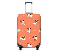 RoMuka Delfini Fiori Mare Stella Marina Corallo Shell Elastico Baule Custodia Protettiva Custodia Protettiva Copertura Valigia Adatta per Bagagli 45-80 cm, Cane con grandi ossa, X-Large