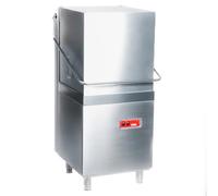 Romux® Lavastoviglie Professionale a Capotta 50x50 cm con Pompa Brillantante, Detergente e Scarico | Lavastoviglie a Cappotta per Ristorazione | Lavastoviglie Industriale con Lavaggio Rapido per Bar